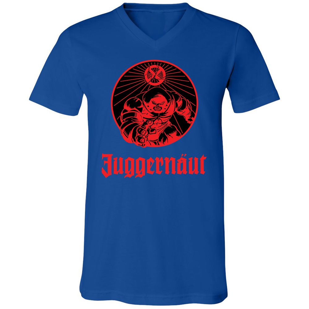 Unisex V-Neck T-Shirt - 73D56TAT - True Royal - 4