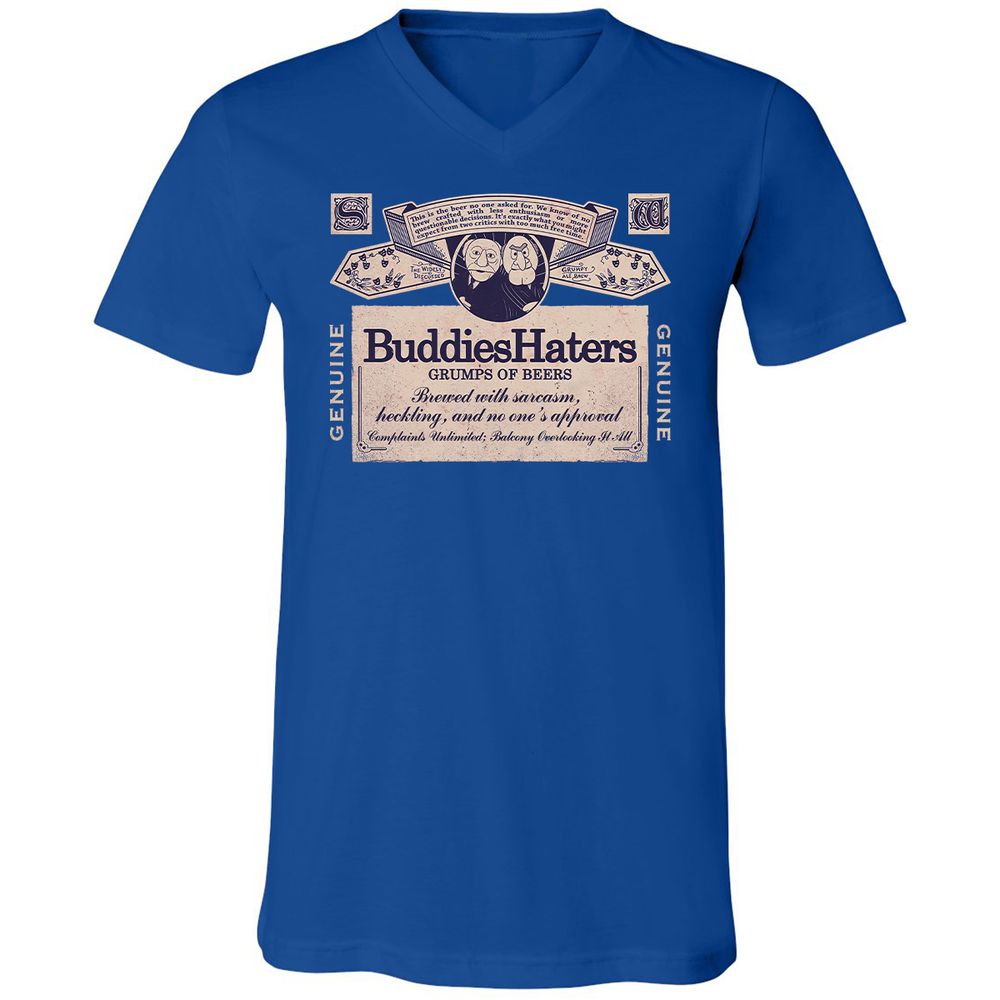 Unisex V-Neck T-Shirt - T6VUDP3H - True Royal - 4