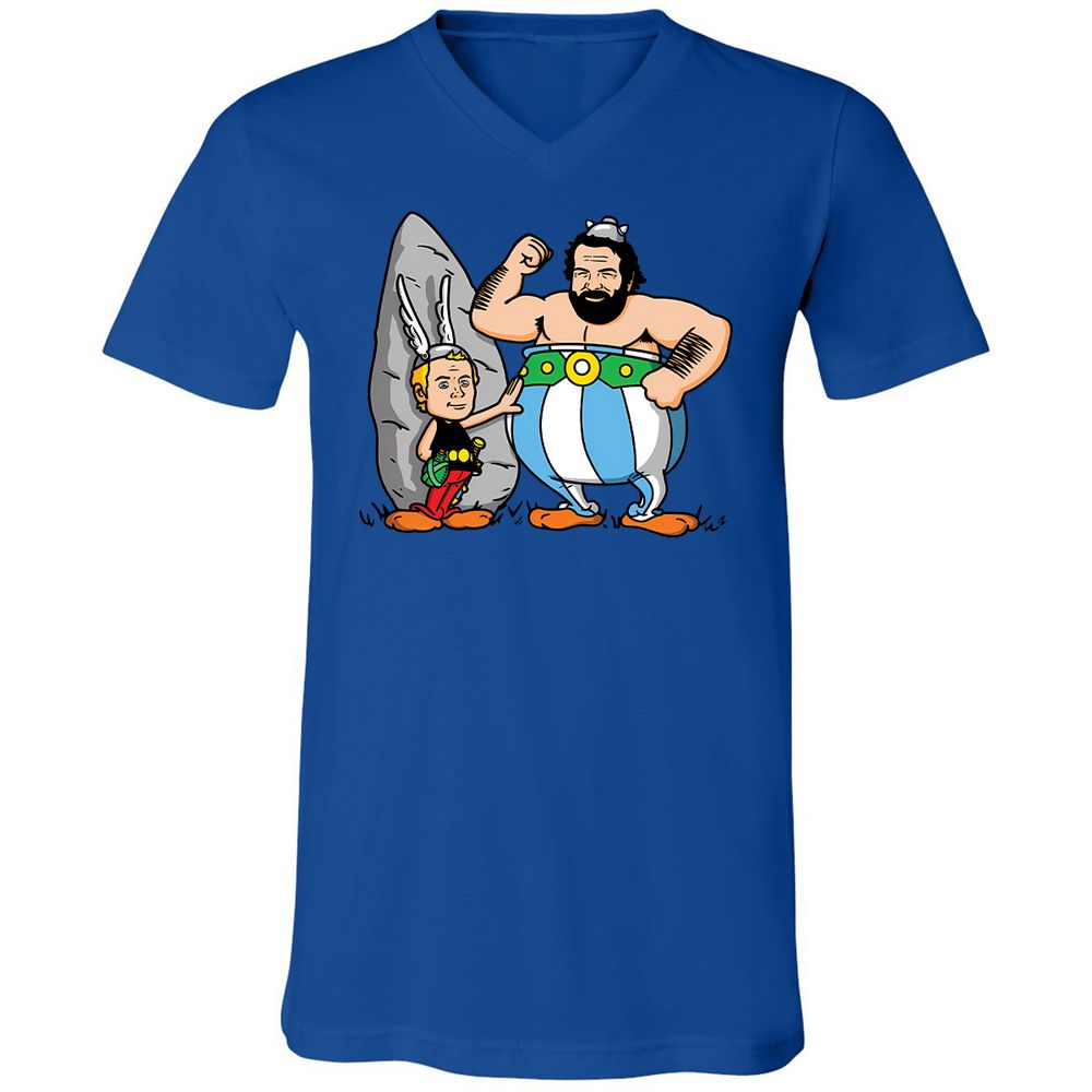 Unisex V-Neck T-Shirt - Y1AS78VN - True Royal - 4