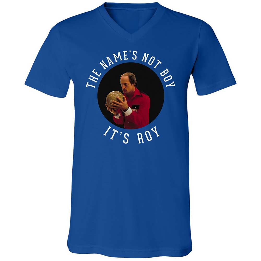 Unisex V-Neck T-Shirt - FAREKNZH - True Royal - 4