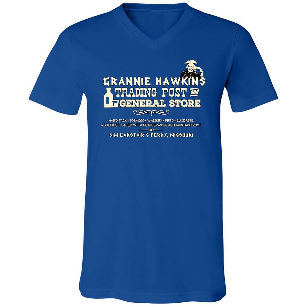 Unisex V-Neck T-Shirt - R5UV1FPN - True Royal - 4