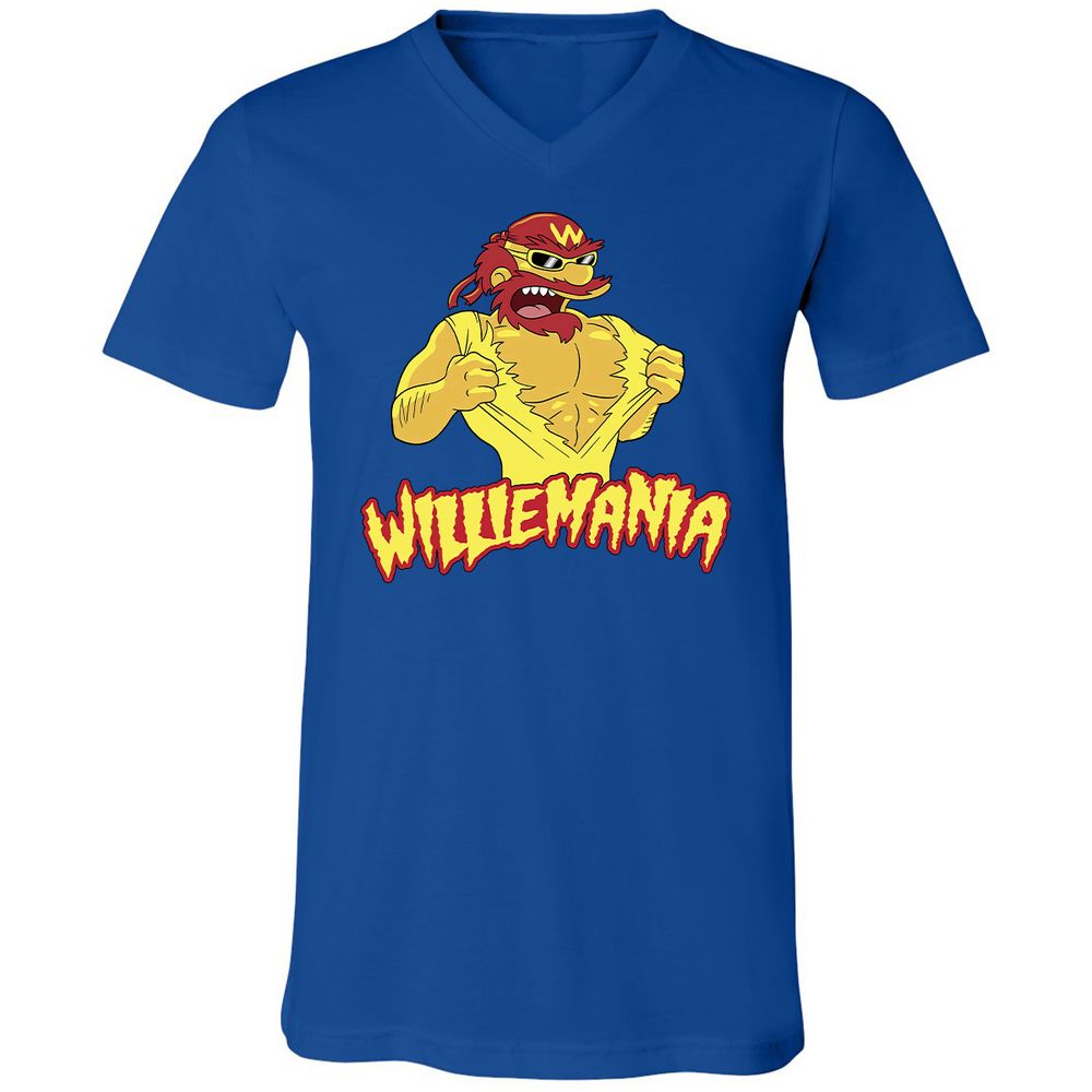Unisex V-Neck T-Shirt - LH3NPBBJ - True Royal - 4