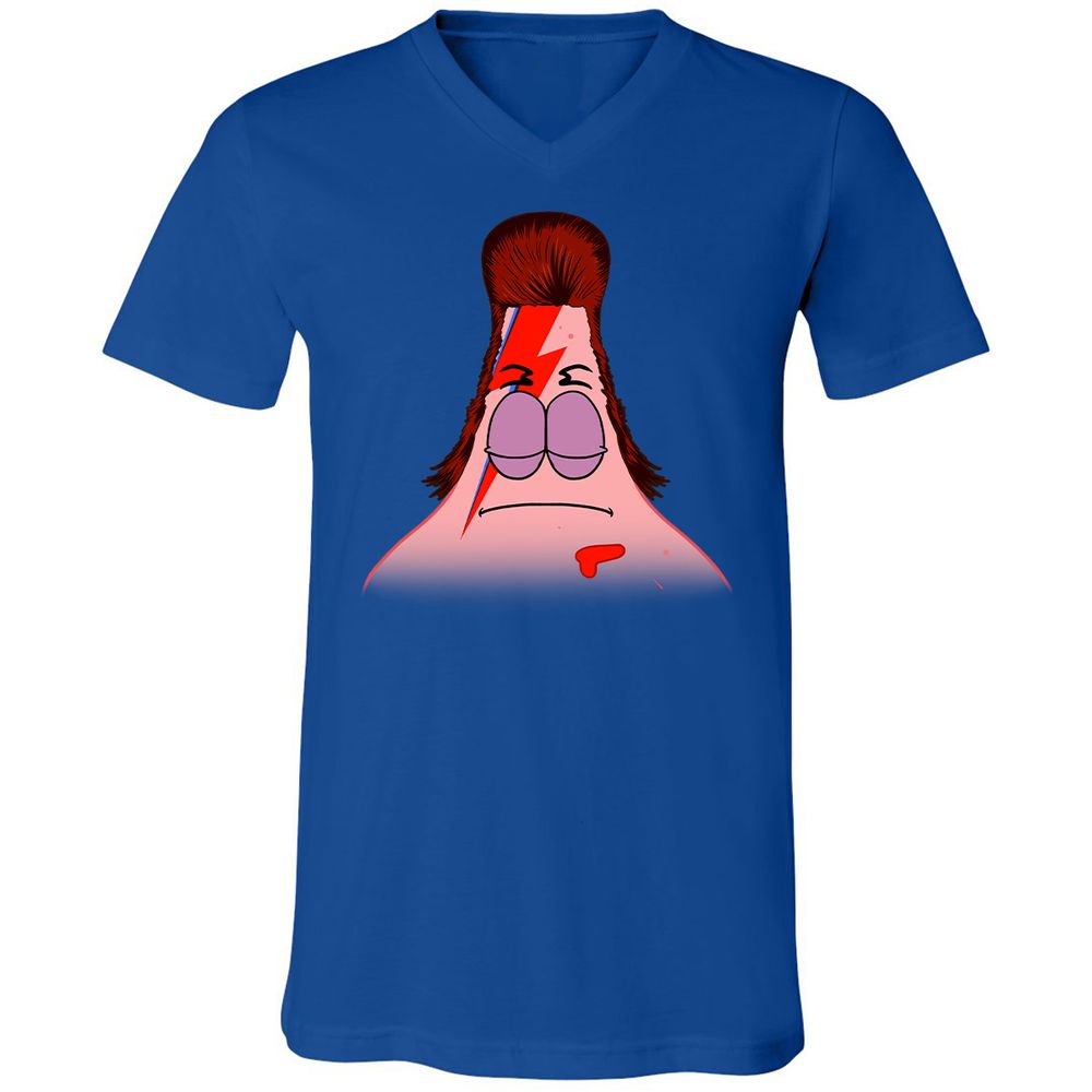 Unisex V-Neck T-Shirt - 6GPV7P1U - True Royal - 4