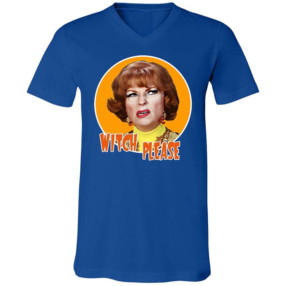Unisex V-Neck T-Shirt - Y3EJEZ6C - True Royal - 4