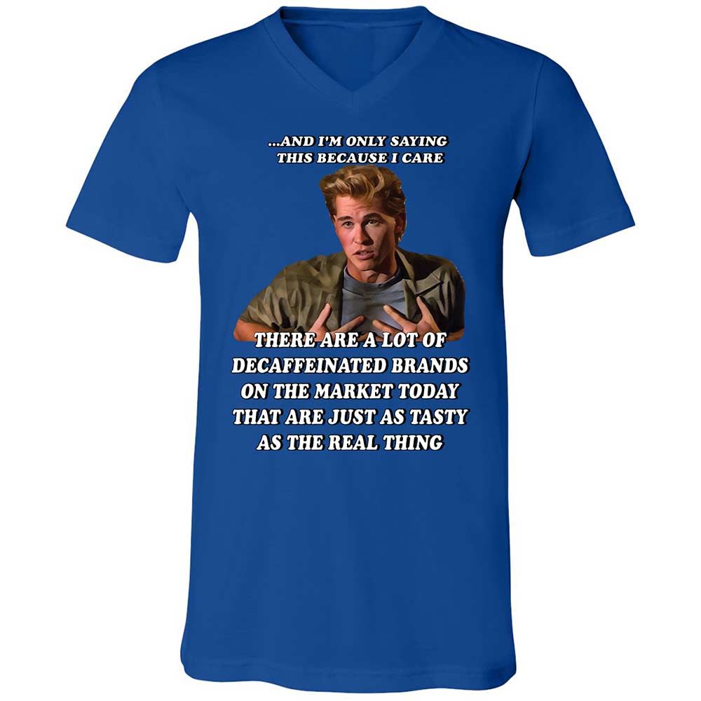 Unisex V-Neck T-Shirt - XBHUR28S - True Royal - 4