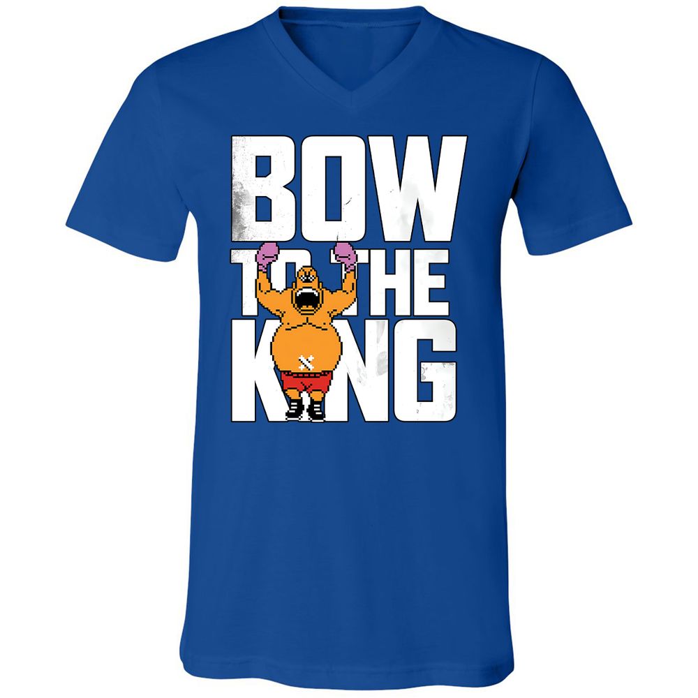 Unisex V-Neck T-Shirt - LE91M4JE - True Royal - 4