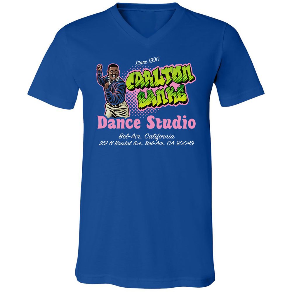 Unisex V-Neck T-Shirt - 448FPX3C - True Royal - 4