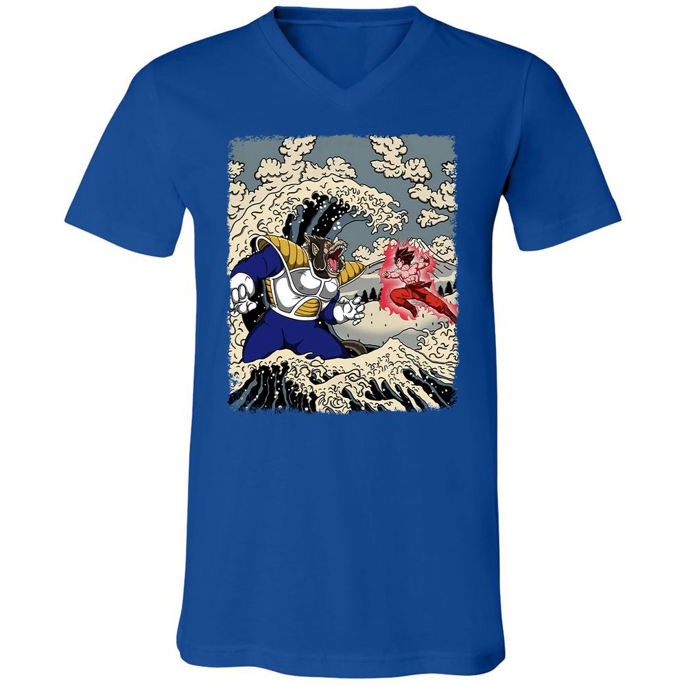 Unisex V-Neck T-Shirt - 9PRUS685 - True Royal - 4