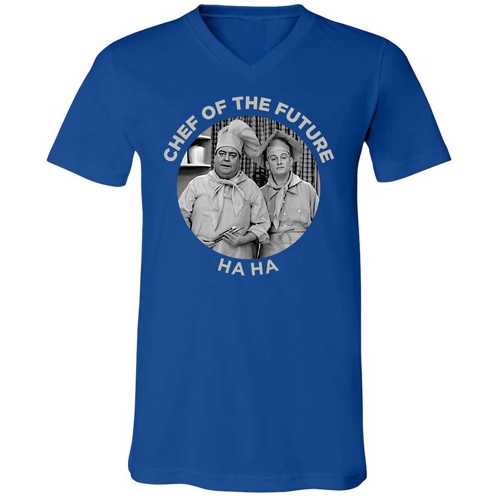 Unisex V-Neck T-Shirt - 6XYWNQQQ - True Royal - 4