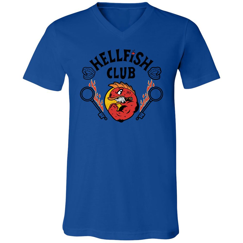 Unisex V-Neck T-Shirt - ASZPRXS8 - True Royal - 4