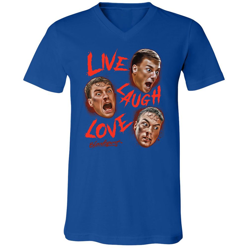 Unisex V-Neck T-Shirt - R1M4EHBV - True Royal - 4
