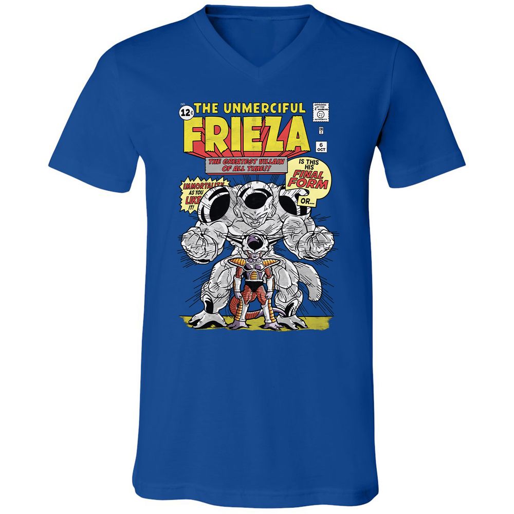 Unisex V-Neck T-Shirt - JEDVLBJT - True Royal - 4