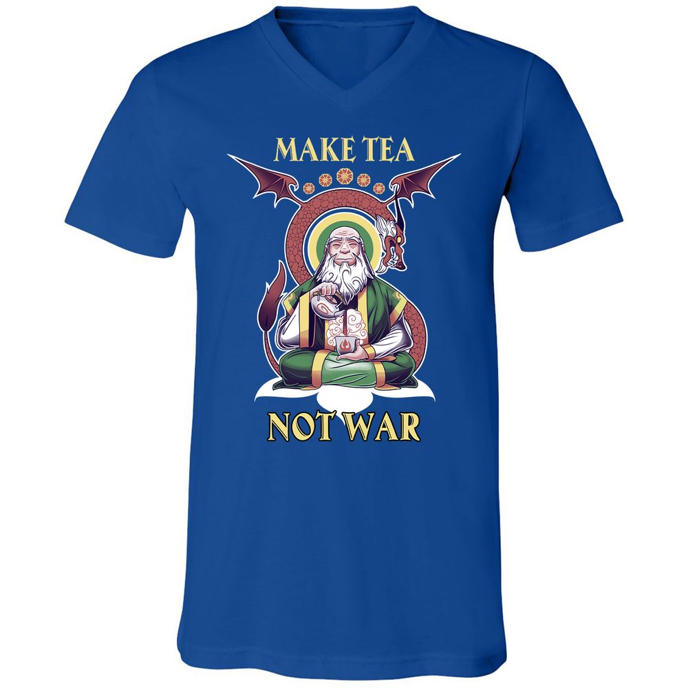 Unisex V-Neck T-Shirt - 859WX3VJ - True Royal - 4