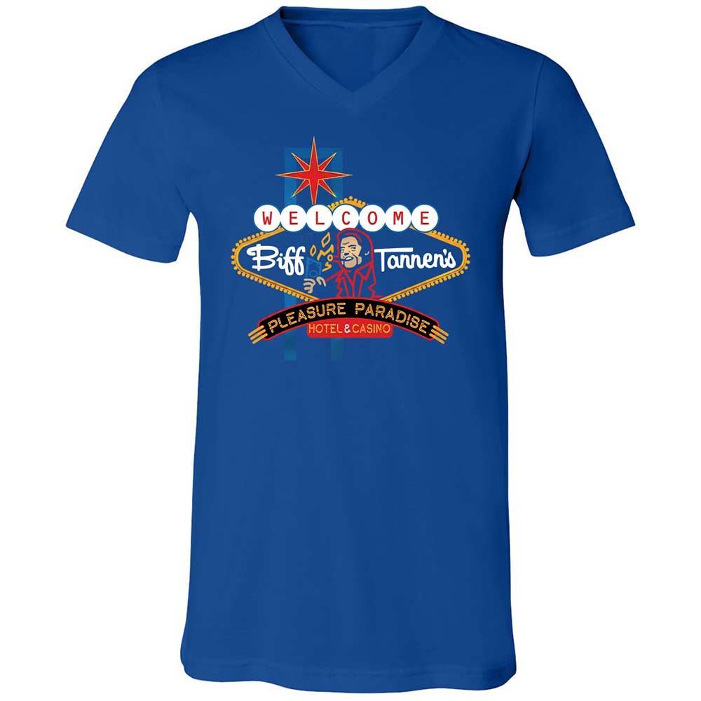 Unisex V-Neck T-Shirt - 65NG5M7V - True Royal - 4