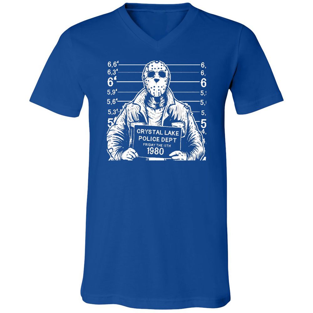 Unisex V-Neck T-Shirt - UU18CLA6 - True Royal - 4