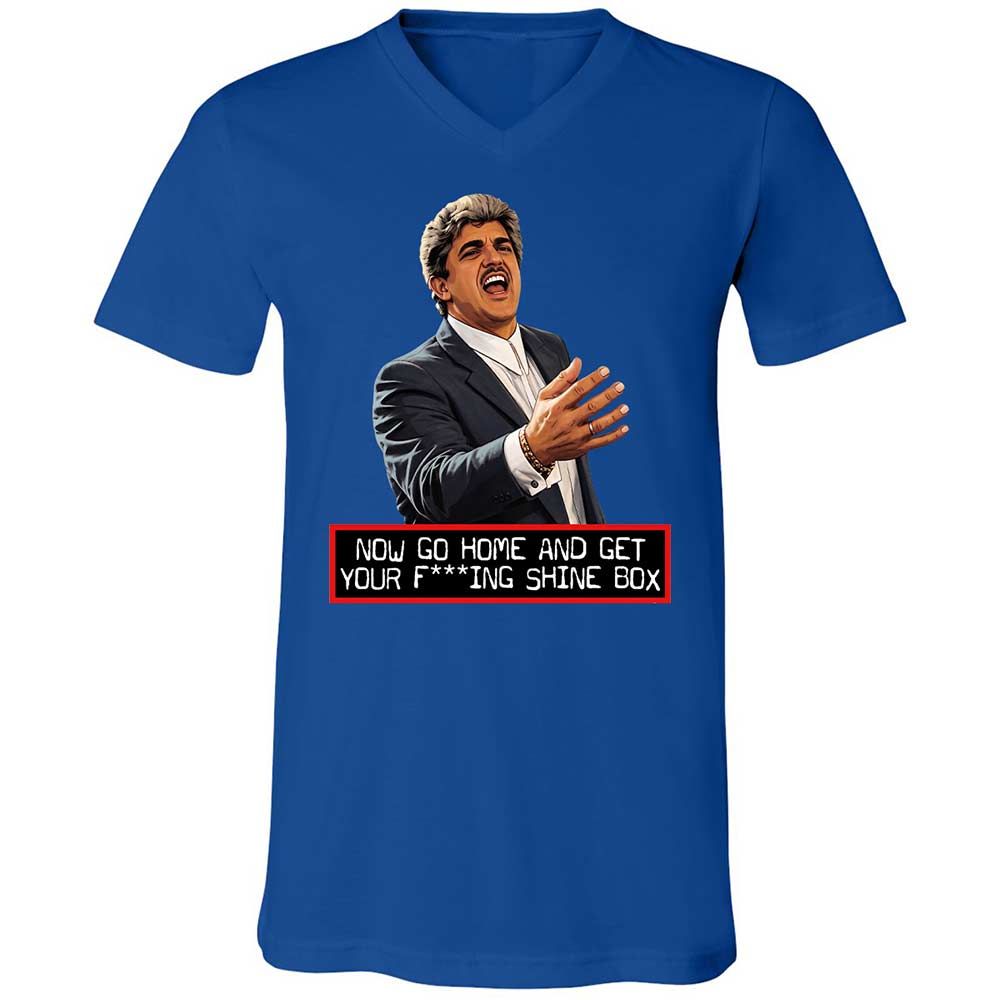 Unisex V-Neck T-Shirt - PZ7LXY1D - True Royal - 4