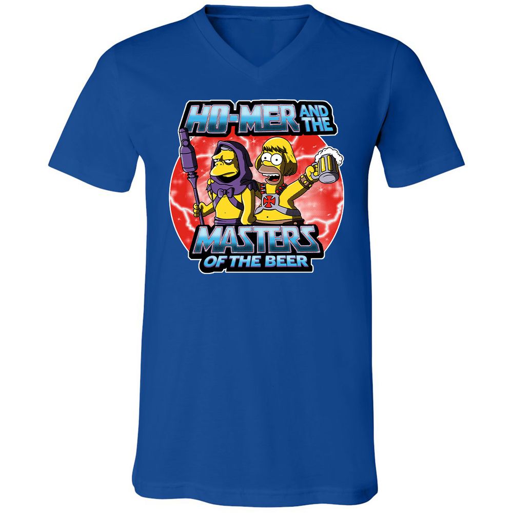 Unisex V-Neck T-Shirt - UE5557KE - True Royal - 4
