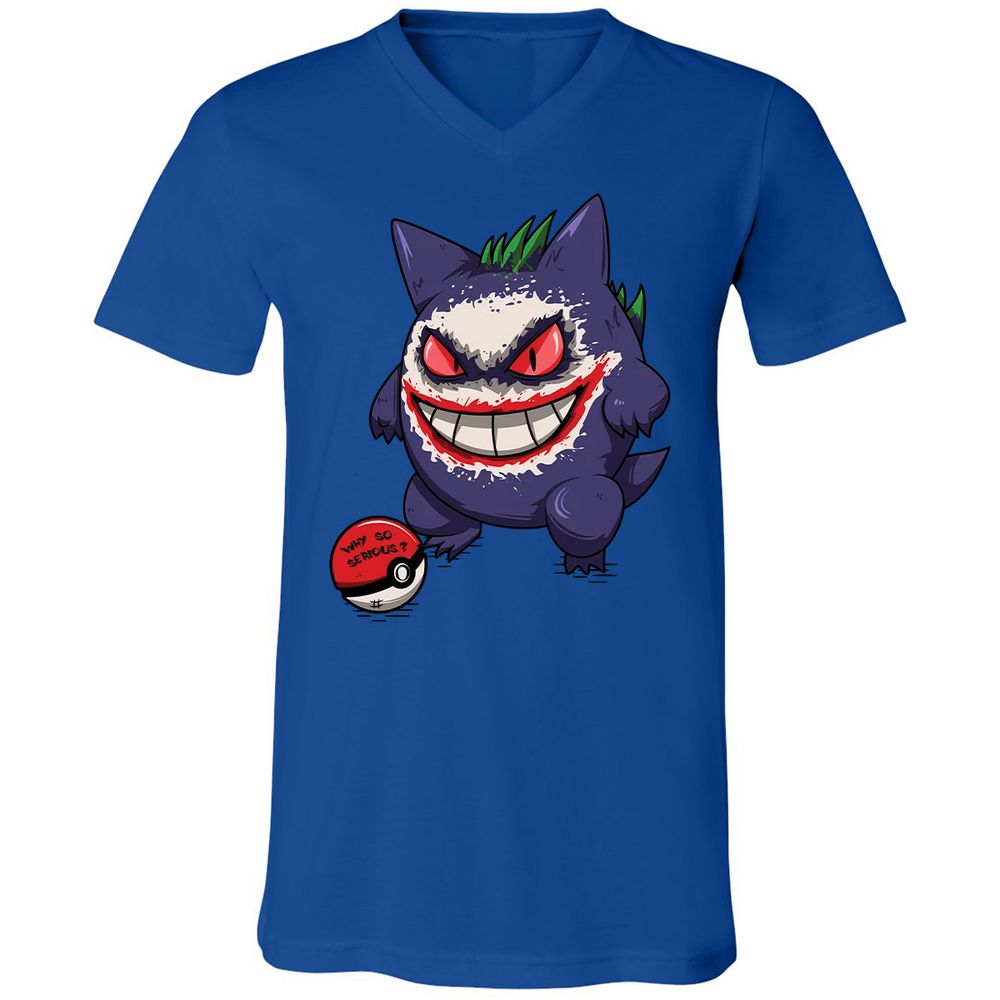 Unisex V-Neck T-Shirt - R7ZX8CL3 - True Royal - 4