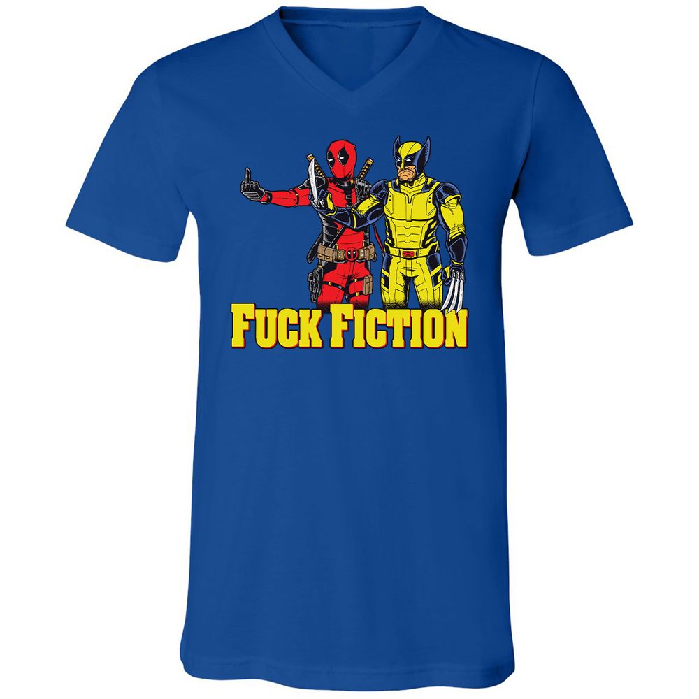 Unisex V-Neck T-Shirt - YHZ21554 - True Royal - 4