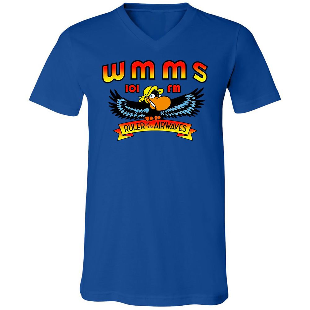 Unisex V-Neck T-Shirt - 8TV2HX64 - True Royal - 4