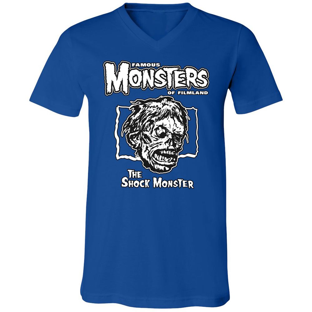 Unisex V-Neck T-Shirt - EKHLPCPA - True Royal - 4