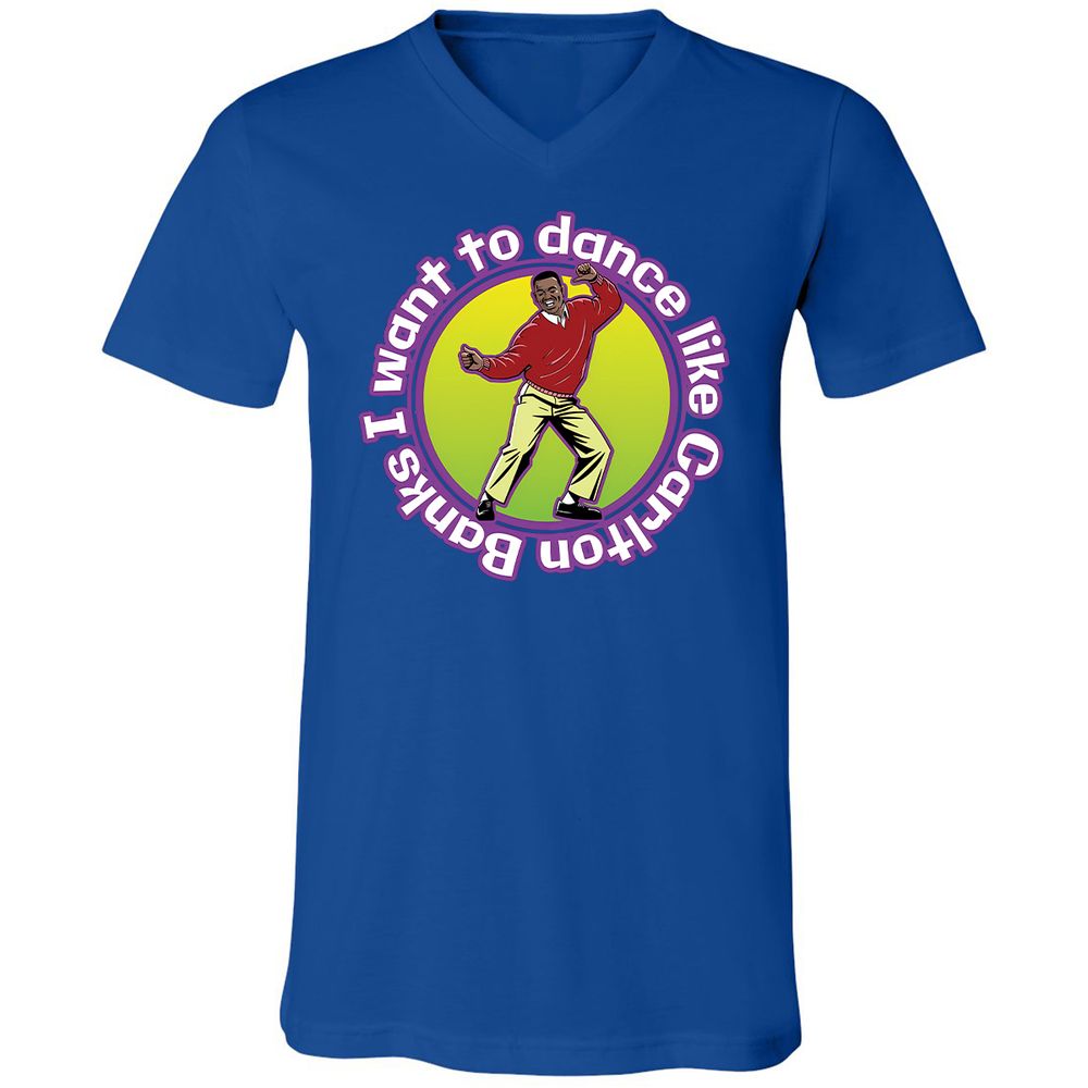 Unisex V-Neck T-Shirt - MVUTX6N8 - True Royal - 4