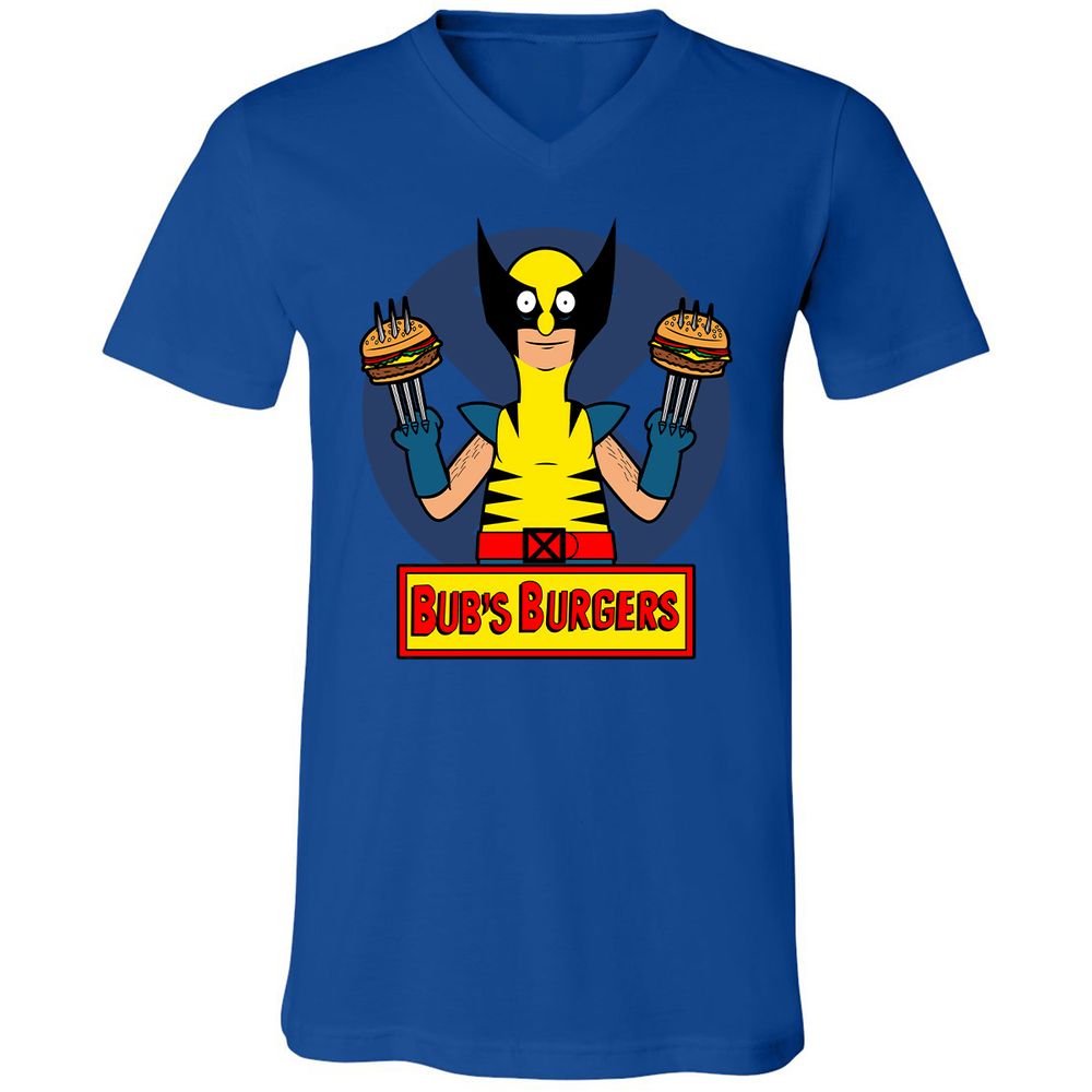 Unisex V-Neck T-Shirt - MLKVU5ZT - True Royal - 4