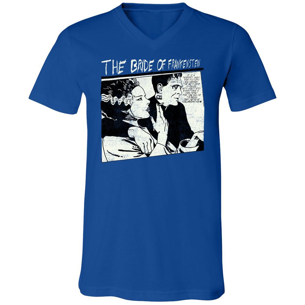 Unisex V-Neck T-Shirt - UR997JAH - True Royal - 4