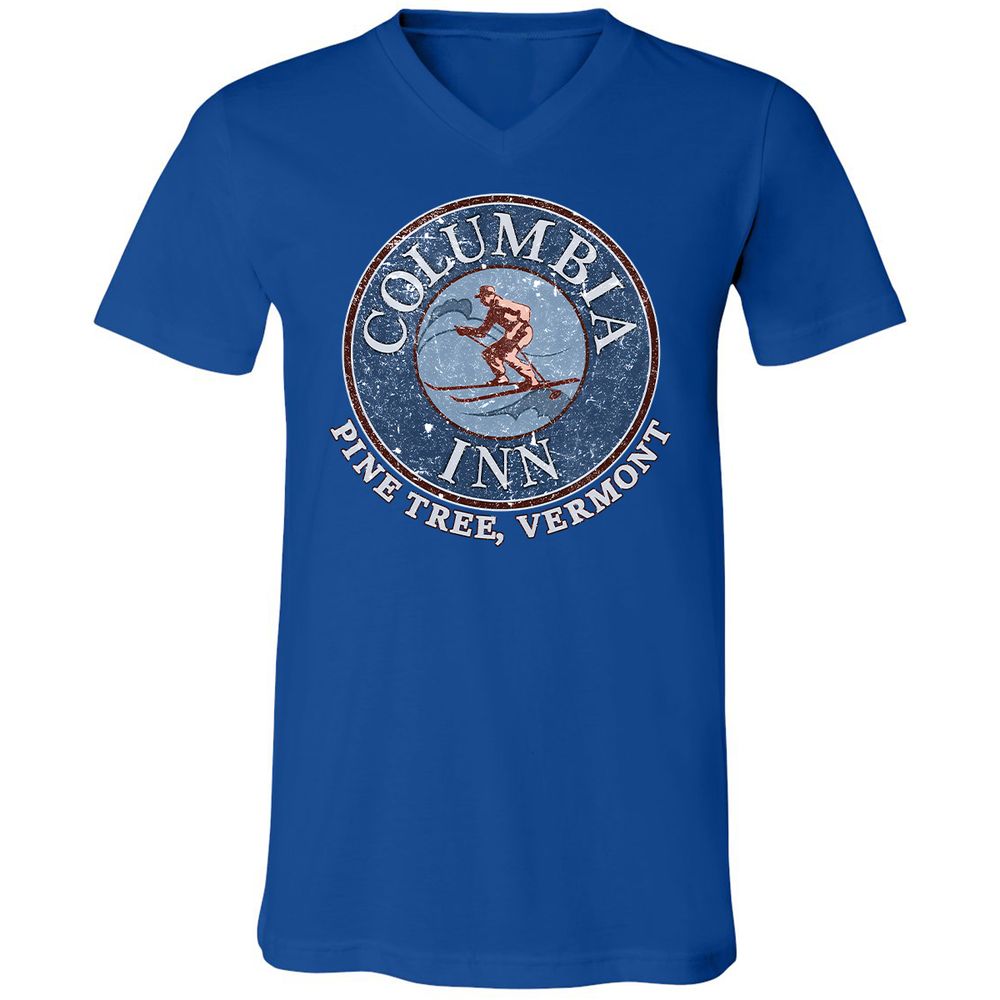 Unisex V-Neck T-Shirt - TWKWL3JX - True Royal - 4