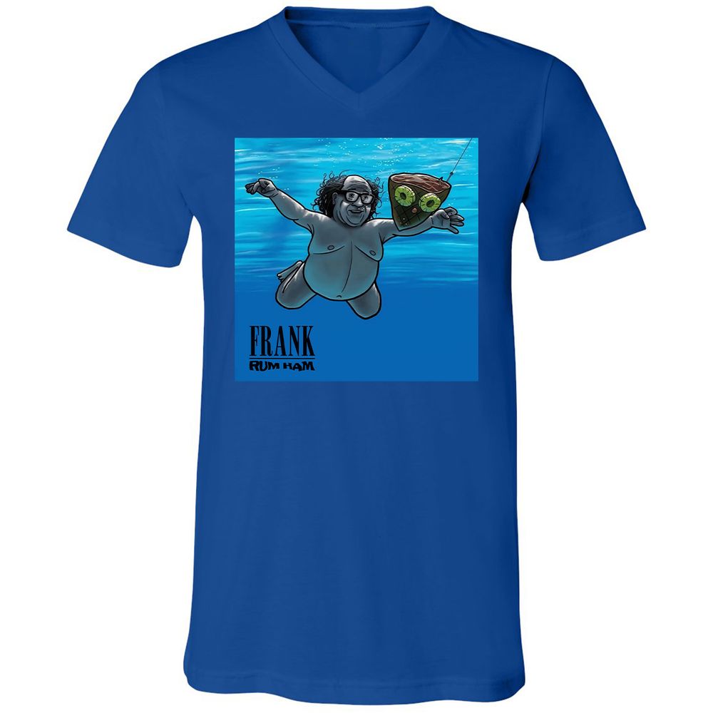 Unisex V-Neck T-Shirt - 98ADVRFA - True Royal - 4