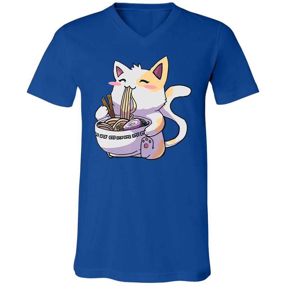 Unisex V-Neck T-Shirt - 3Q4QCJ4A - True Royal - 4