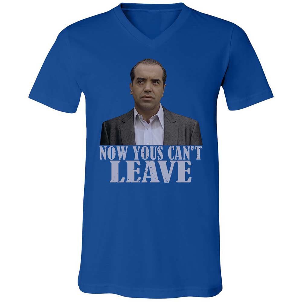 Unisex V-Neck T-Shirt - L3LRG4L3 - True Royal - 4