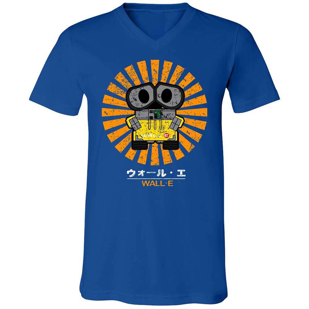 Unisex V-Neck T-Shirt - APSRELKE - True Royal - 4