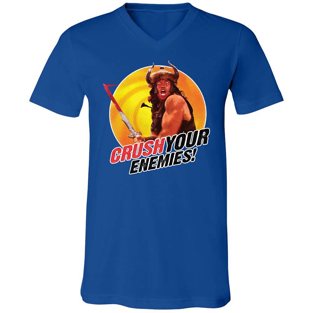 Unisex V-Neck T-Shirt - KTC9SBGY - True Royal - 4