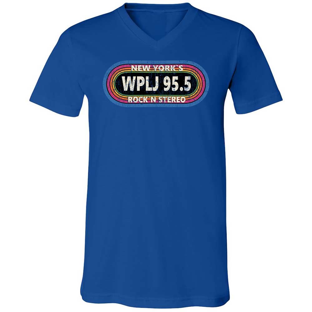 Unisex V-Neck T-Shirt - XNZBBGN7 - True Royal - 4