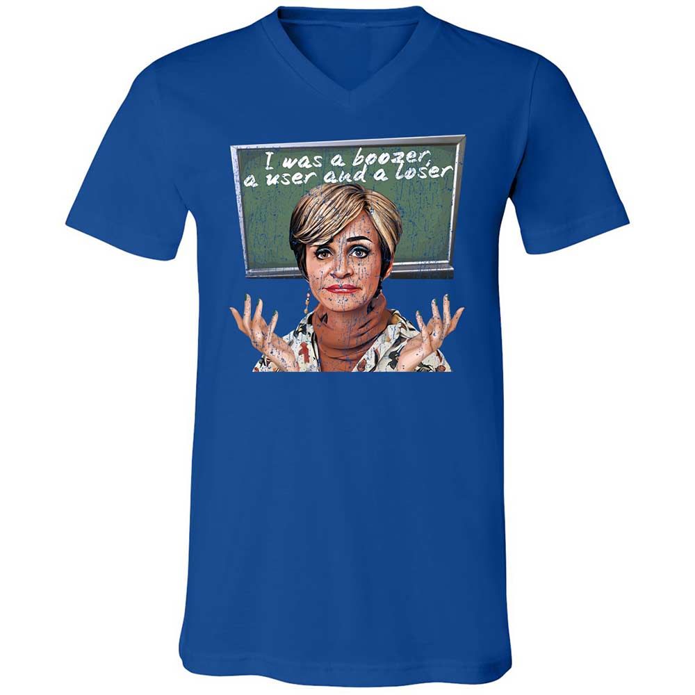 Unisex V-Neck T-Shirt - 6CY4NKKH - True Royal - 4