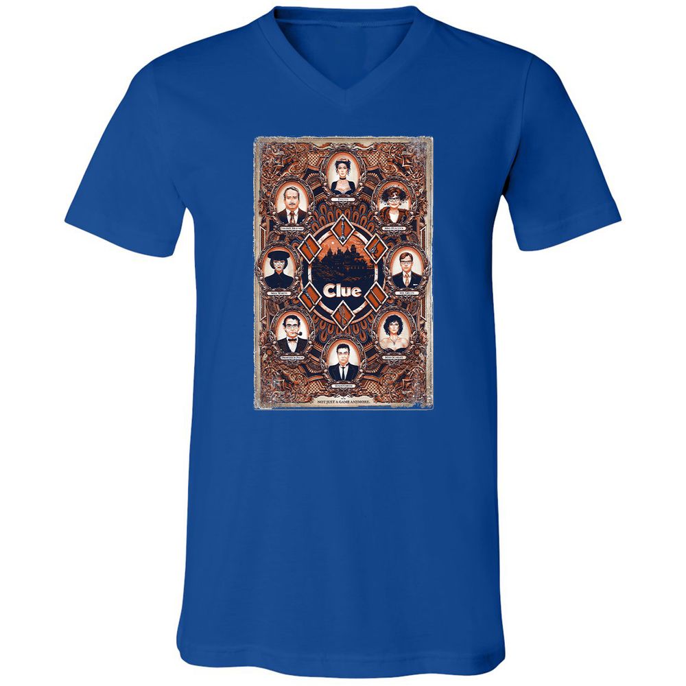 Unisex V-Neck T-Shirt - XBBCEW3E - True Royal - 4