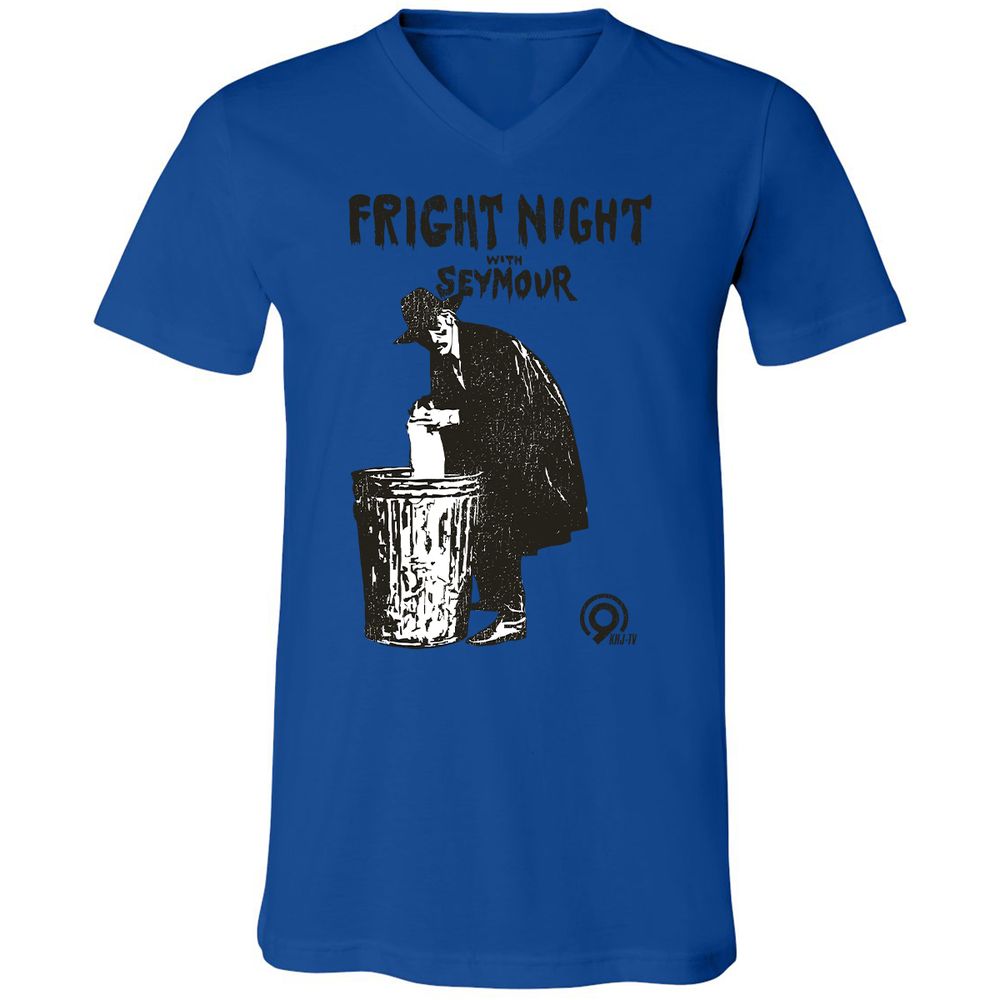 Unisex V-Neck T-Shirt - BS3EPQ8D - True Royal - 4