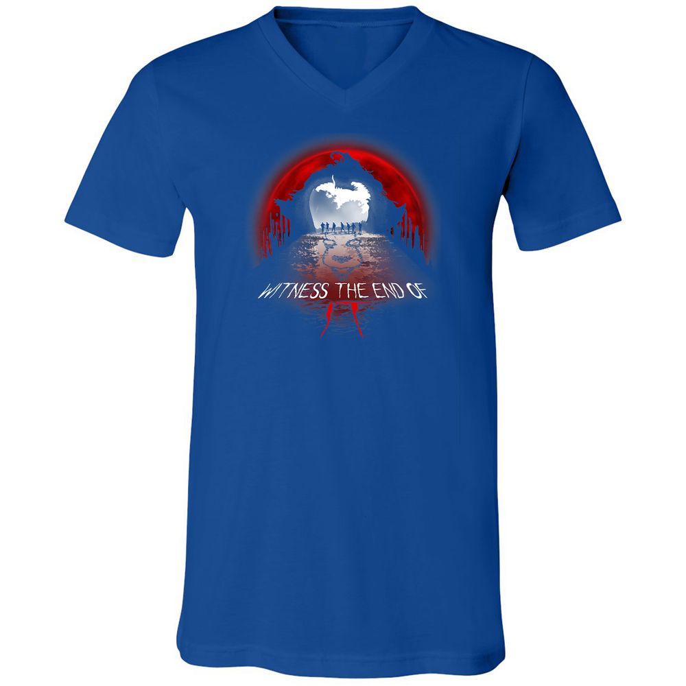 Unisex V-Neck T-Shirt - PSAMY1WP - True Royal - 4