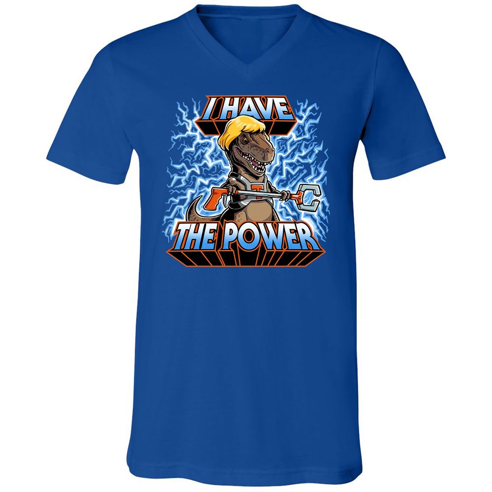 Unisex V-Neck T-Shirt - HC1NJ1Z1 - True Royal - 4