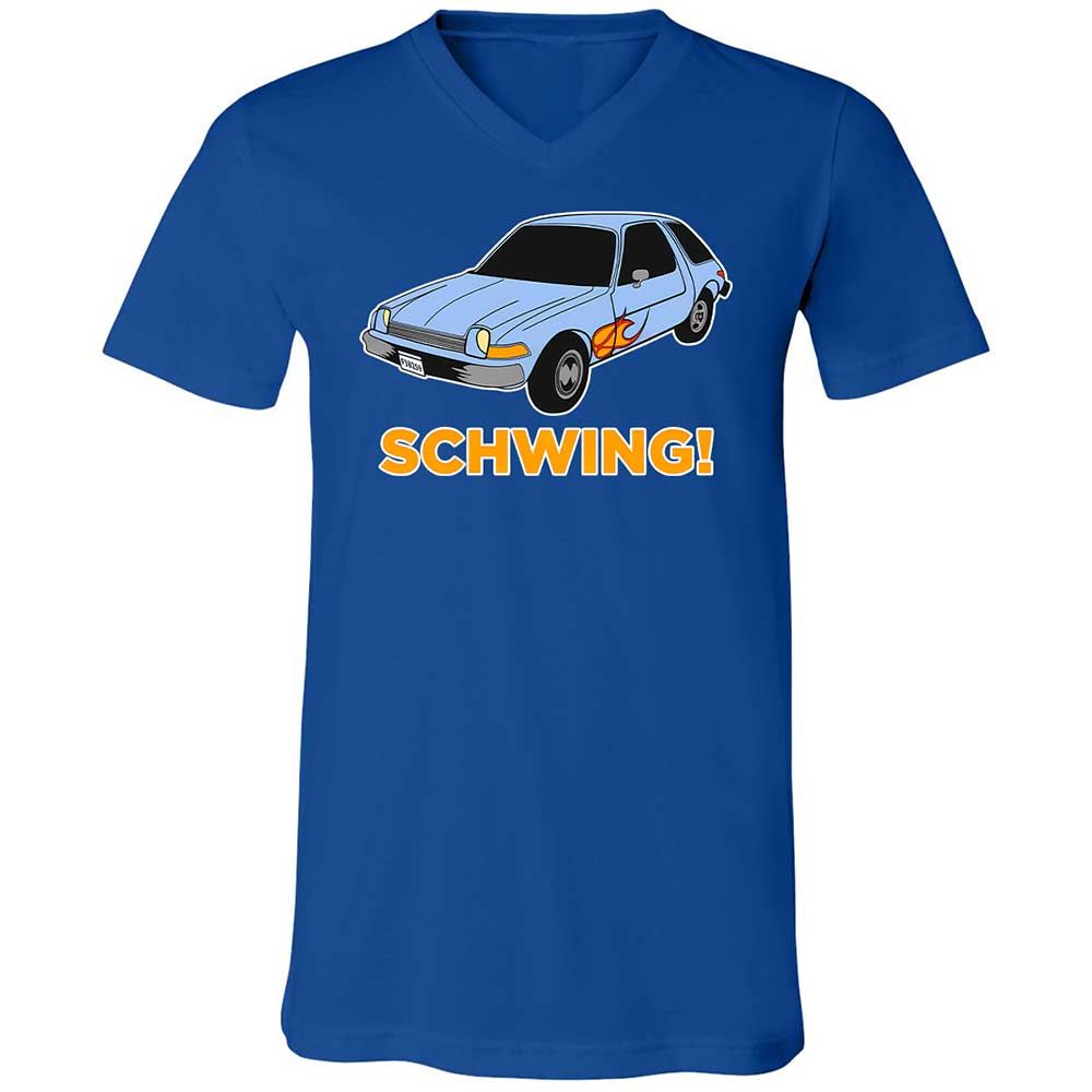 Unisex V-Neck T-Shirt - JB2PHA2D - True Royal - 4