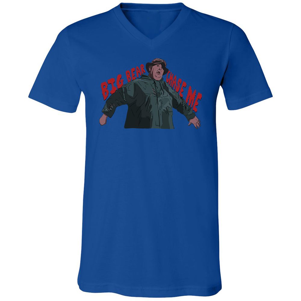 Unisex V-Neck T-Shirt - KVU79UR3 - True Royal - 4