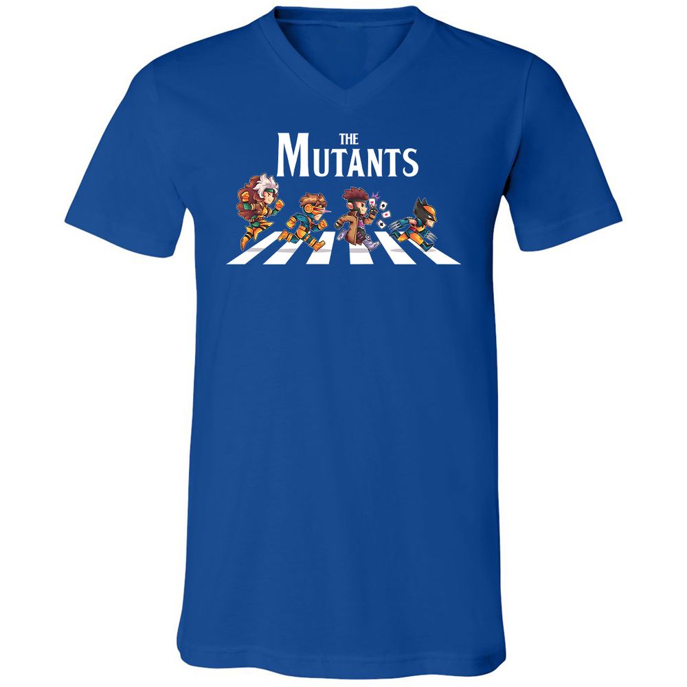 Unisex V-Neck T-Shirt - 3AGCB8Y6 - True Royal - 4