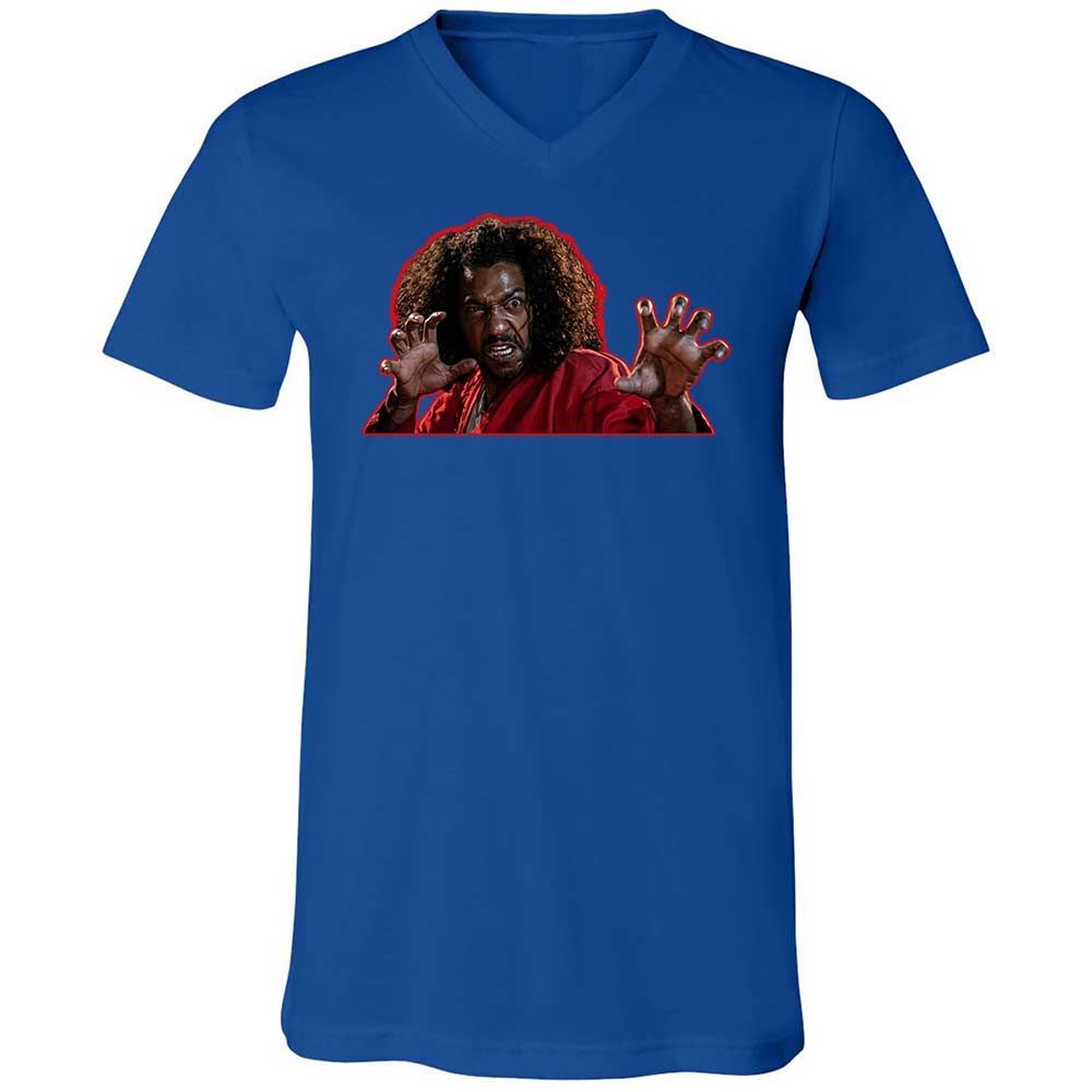 Unisex V-Neck T-Shirt - E8N5JLHV - True Royal - 4