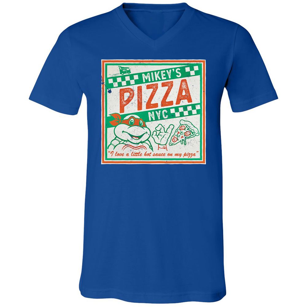 Unisex V-Neck T-Shirt - 7X3V38A6 - True Royal - 4