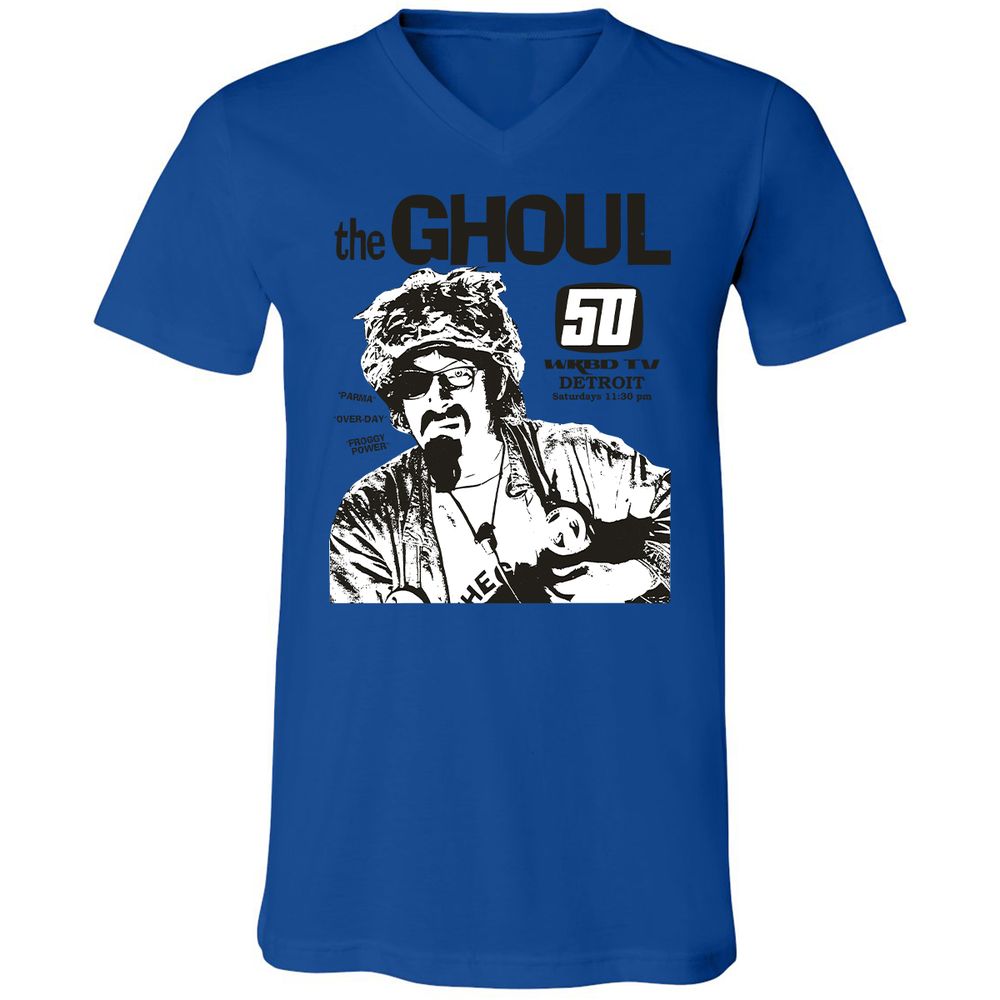 Unisex V-Neck T-Shirt - GSB3RW4P - True Royal - 4