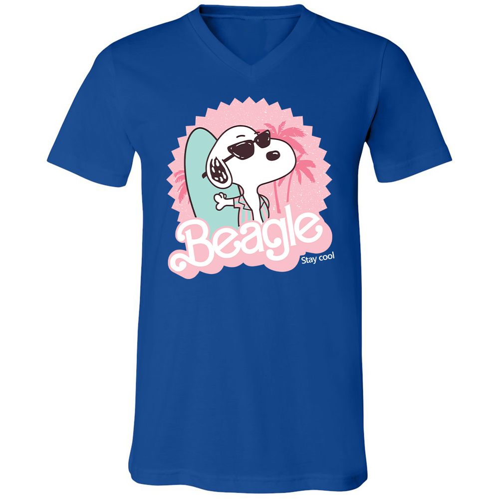 Unisex V-Neck T-Shirt - MP4NN8EC - True Royal - 4