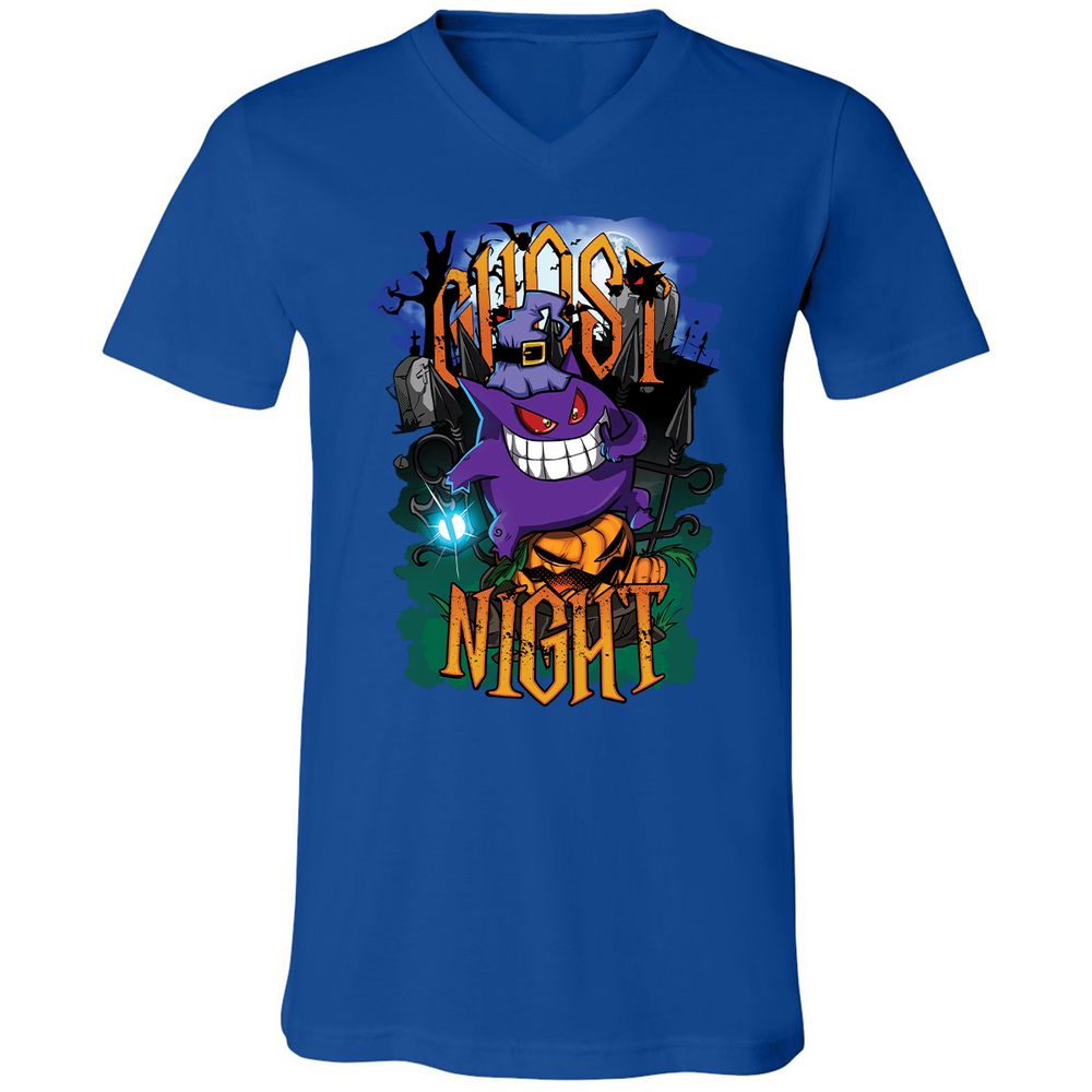 Unisex V-Neck T-Shirt - MWWV8WZN - True Royal - 4