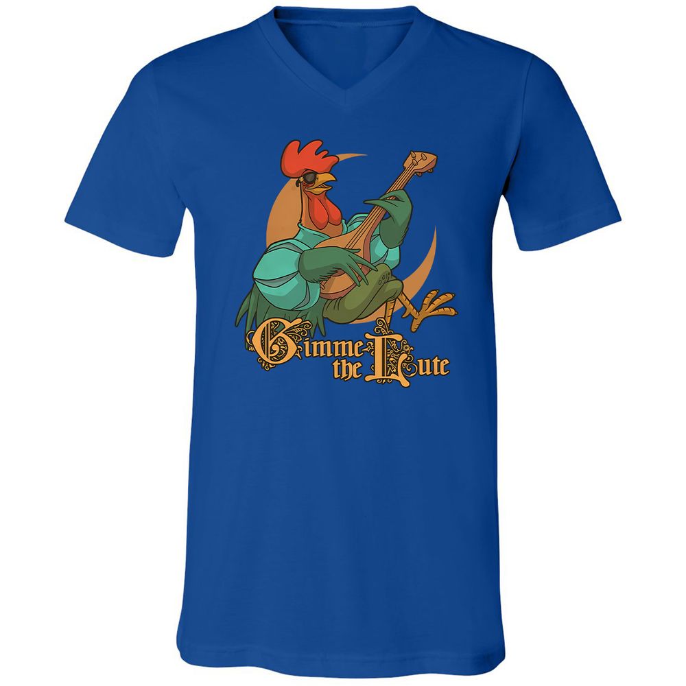 Unisex V-Neck T-Shirt - 6M3M9VZ9 - True Royal - 4