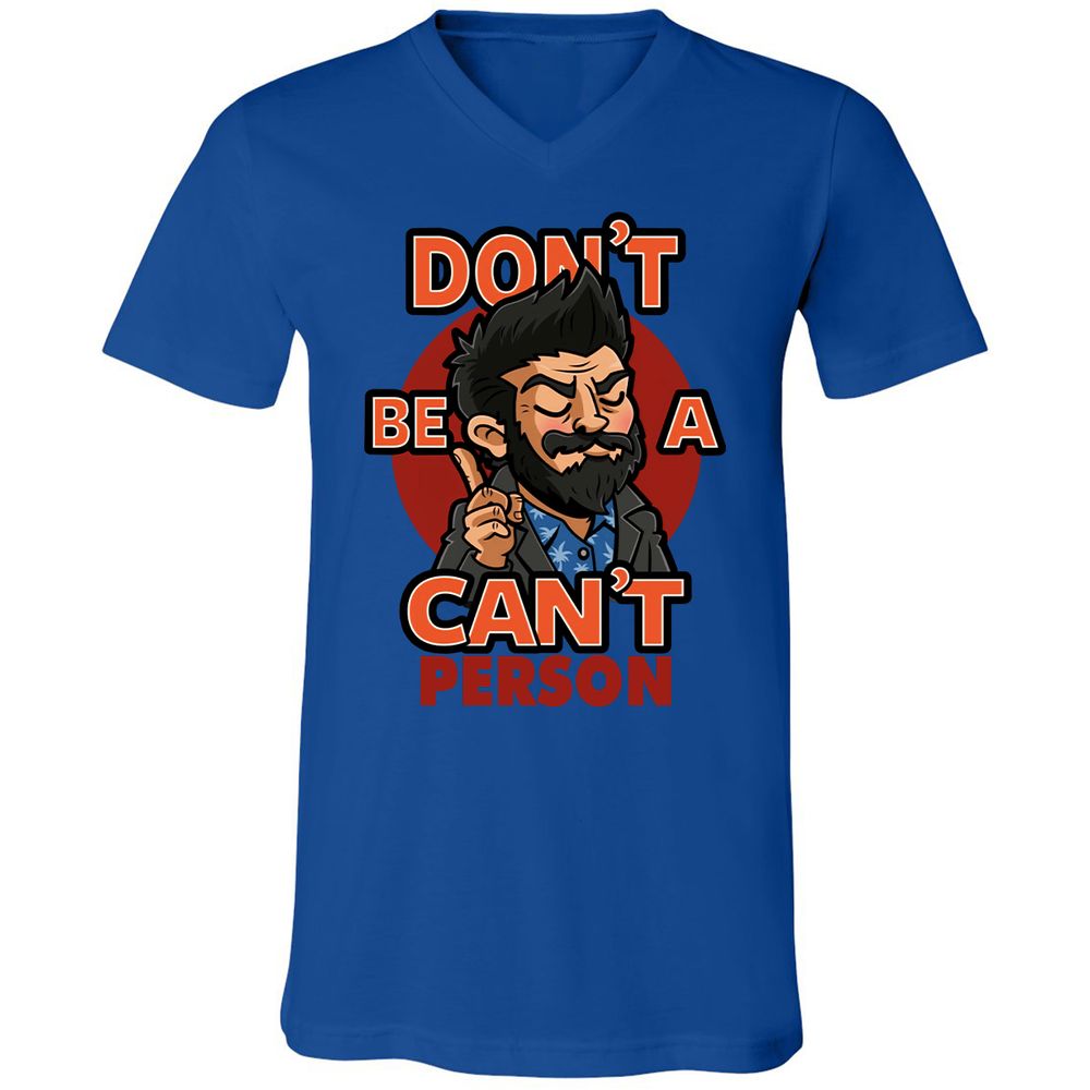 Unisex V-Neck T-Shirt - 92MCXM17 - True Royal - 4